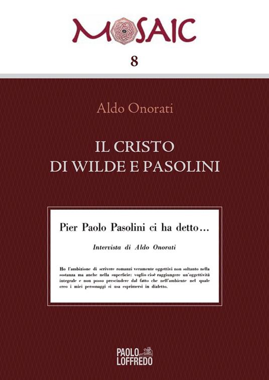 Il Cristo di Wilde e Pasolini - Aldo Onorati - copertina