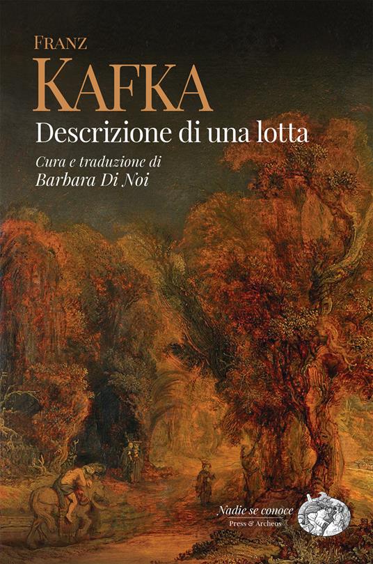 Descrizione di una lotta - Franz Kafka - copertina