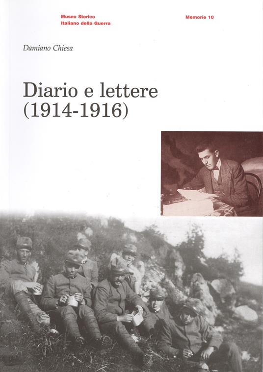Diario e lettere (1914-1916) - Damiano Chiesa - copertina