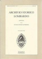 Archivio storico lombardo. Giornale della Società storica lombarda. Vol. 5