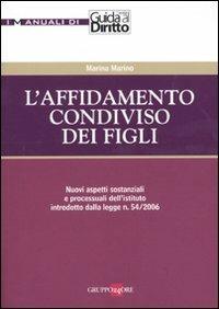 L'  affidamento condiviso dei figli - Marina Marino - copertina