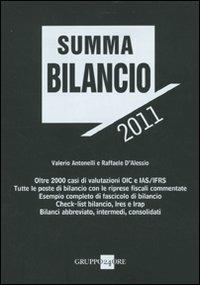 Summa bilancio 2011 - Valerio Antonelli,Raffaele D'Alessio - copertina