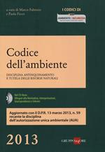 Codice dell'ambiente. Disciplina antinquinamento e tutela delle risorse naturali. Con CD-ROM