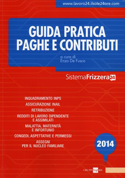  Guida pratica paghe e contributi - copertina