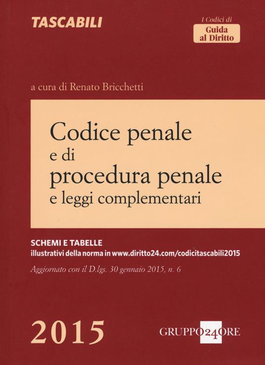 Codice penale e di procedura penale e leggi complementari - copertina