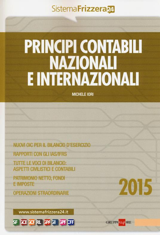 Principi contabili nazionali e internazionali - Michele Iori - copertina