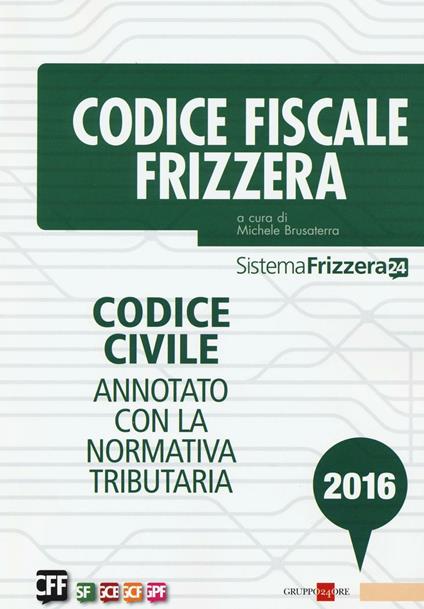 Codice fiscale Frizzera - copertina