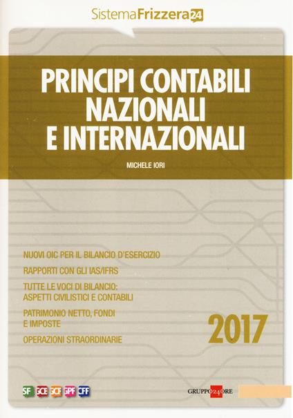 Principi contabili nazionali e internazionali - Michele Iori - copertina