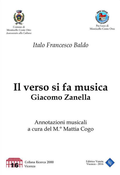 Il verso si fa musica. Giacomo Zanella - Italo Francesco Baldo - ebook