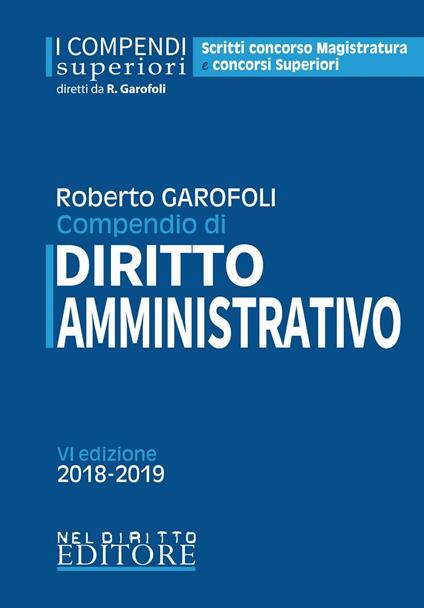 Compendio di diritto amministrativo - Roberto Garofoli - copertina