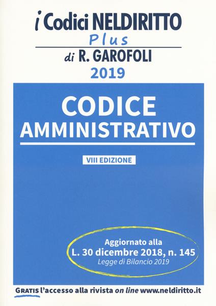 Codice amministrativo - copertina