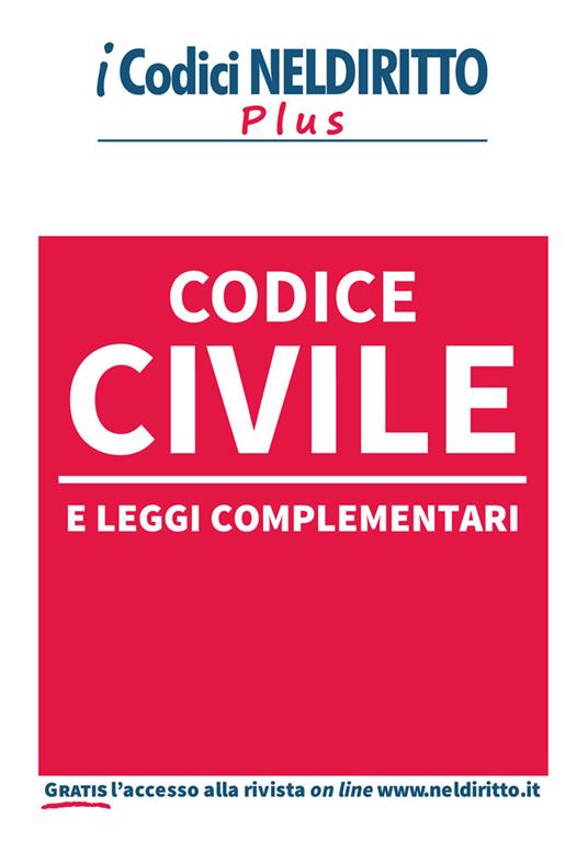 Codice civile e leggi complementari - copertina