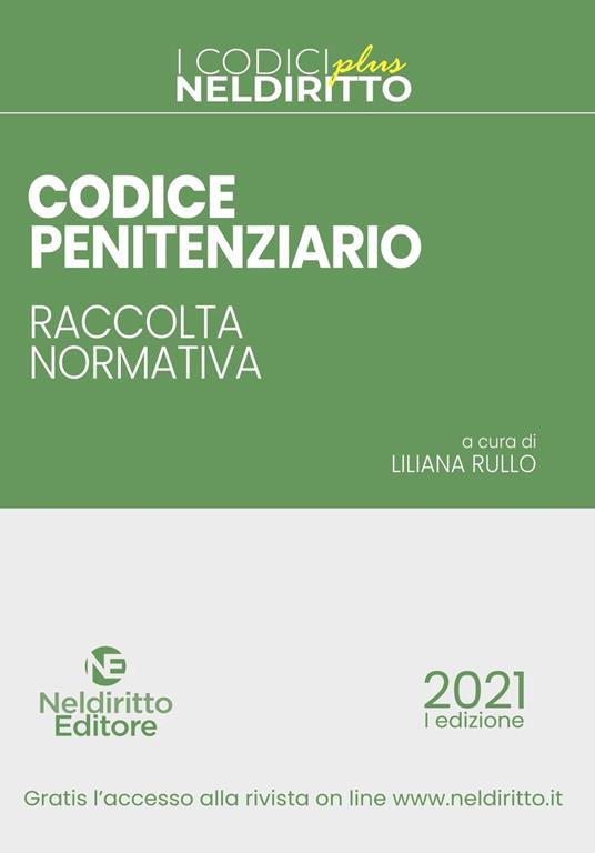 Codice penitenziario. Raccolta normativa. Nuova ediz. Con Contenuto digitale per accesso on line - copertina