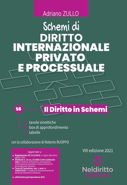 Schemi di diritto internazionale privato e processuale - copertina