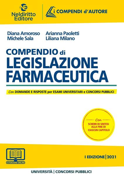 Compendio di legislazione farmaceutica. Nuova ediz. - copertina