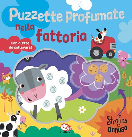 Puzzette profumate nella fattoria. Strofina e annusa. Ediz. a colori - Nicola Moore - copertina