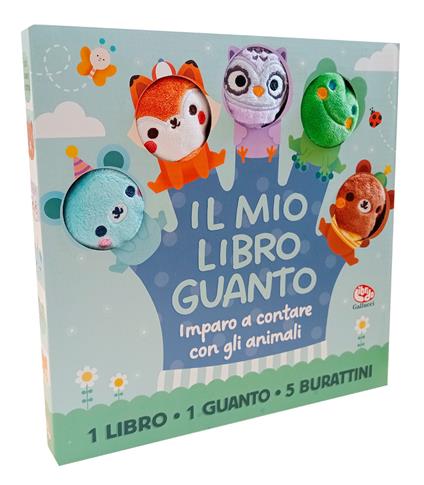 Impara a contare gli animali. Il mio libro guanto. Ediz. a colori. Con guanto - Luli Bunny - copertina