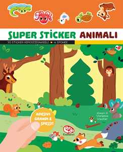 Image of Super sticker animali. Ediz. a colori