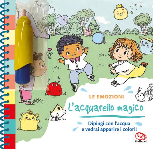 Le emozioni. L'acquarello magico. Ediz. a spirale - Stéphanie Couturier - copertina