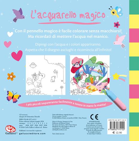 Gli unicorni. L'acquarello magico. Ediz. a spirale. Con gadget - Clémentine Derodit - 3