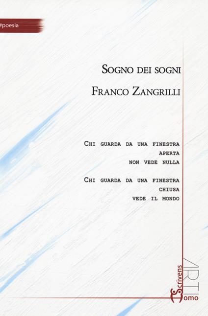 Sogno dei sogni - Franco Zangrilli - copertina