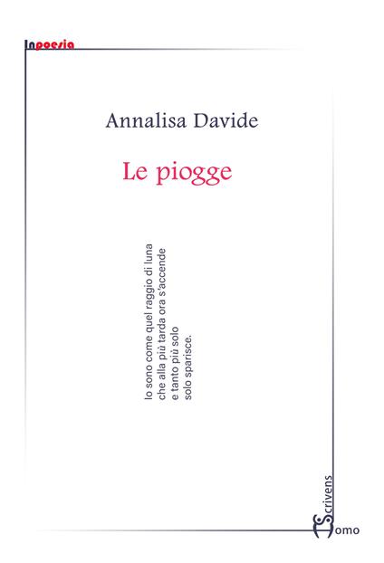 Le piogge - Annalisa Davide - copertina