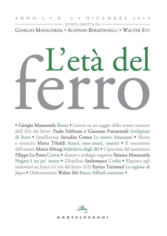 L'età del ferro (2019). Vol. 4 - copertina