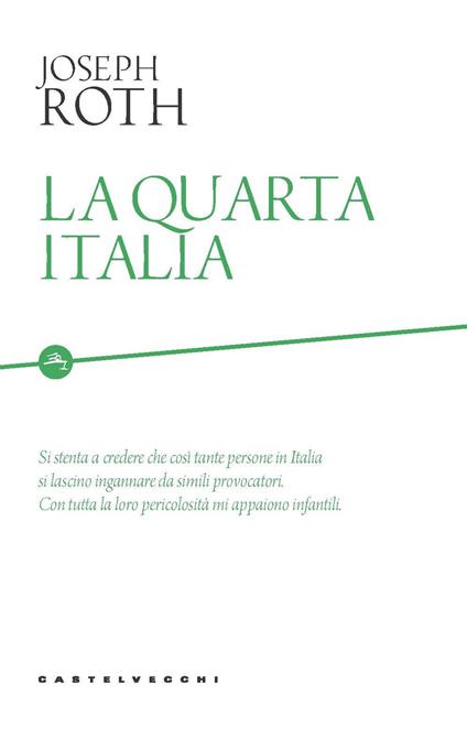 La quarta Italia - Joseph Roth - copertina