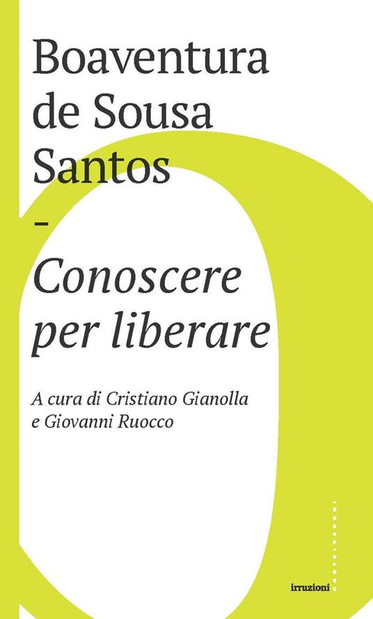 Conoscere per liberare - Boaventura de Sousa Santos - copertina