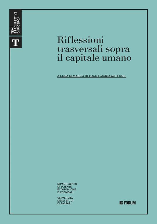 Riflessioni trasversali sopra il capitale umano - copertina