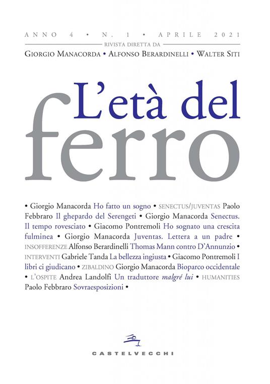 L'età del ferro (2021). Vol. 1 - copertina