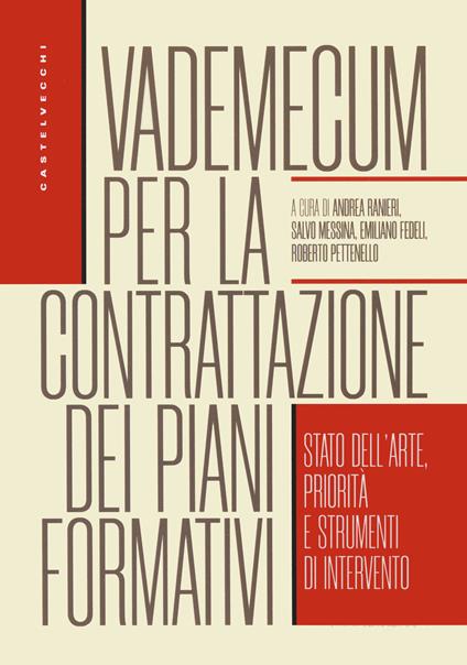 Vademecum per la contrattazione dei piani formativi. Stato dell'arte, priorità e strumenti di intervento - copertina