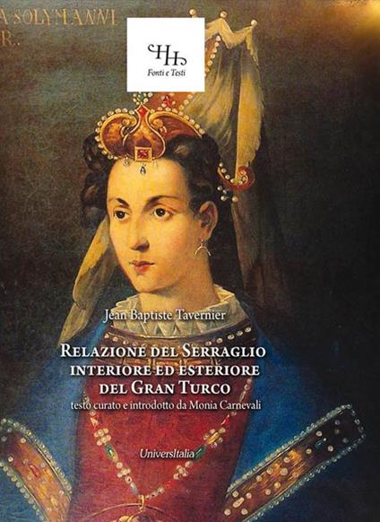 Relazione del serraglio interiore ed esteriore del gran turco - Jean Baptiste Tavernier - copertina