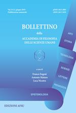 Bollettino della Accademia di filosofia delle scienze umane (2019). Vol. 2\1