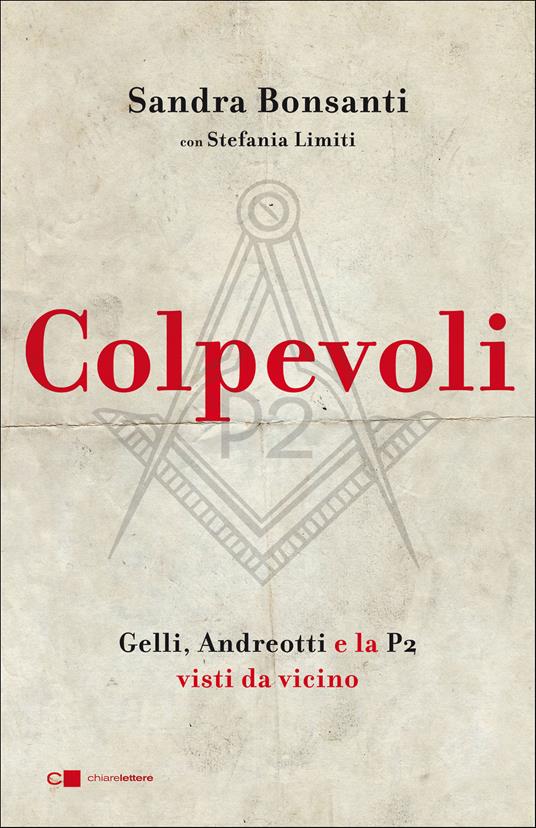 Colpevoli. Gelli, Andreotti e la P2 visti da vicino - Sandra Bonsanti,Stefania Limiti - copertina