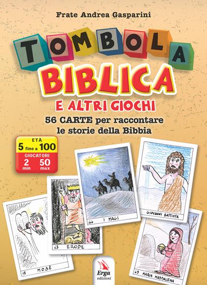 Tombola biblica e altri giochi. Ediz. a colori. Con Carte - Andrea Gasparini - copertina