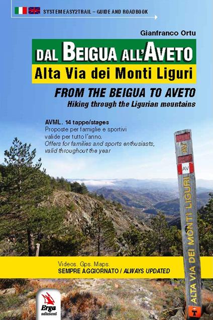 Dal Beigua all'Aveto-From the Beigua to Aveto. Ediz. bilingue. Con QR code - Gianfranco Ortu - copertina