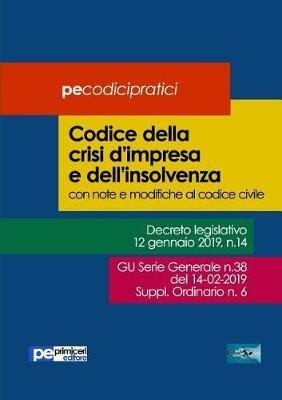 Codice della crisi d'impresa e dell'insolvenza - copertina