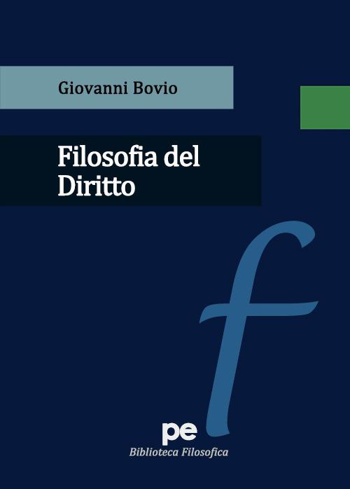 Filosofia del Diritto - Giovanni Bovio - copertina