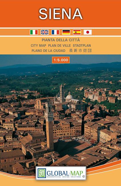 Siena. Pianta della città. 1:5000 - copertina