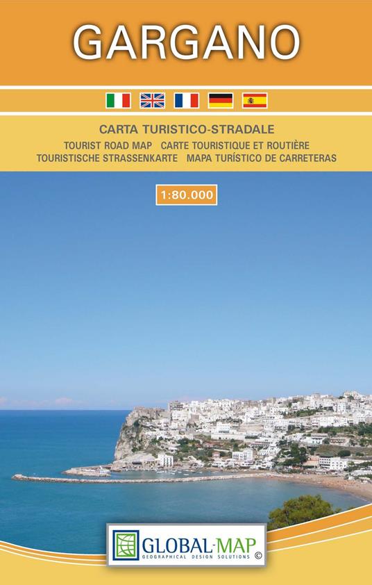 Gargano 1:80.000. Carta turistico-stradale (cm 97x67) - copertina