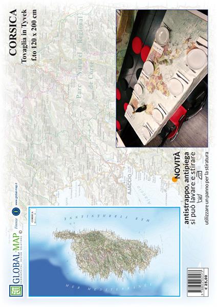 Corsica (carta in Tyvek cm 120x200) - copertina