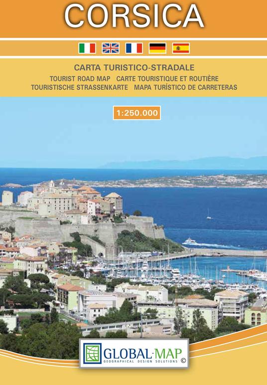 Corsica. Carta turistica 1:250.000 - copertina