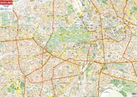 Pianta di Berlino (carta in Tyvek cm 74 x 53) - Libro - Global Map - | IBS