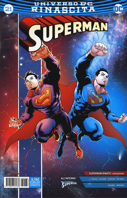 Rinascita. Superman. Vol. 21 - copertina