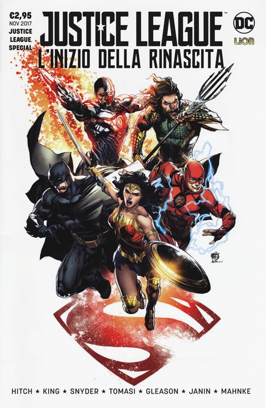 L' inizio della rinascita. Justice League - copertina