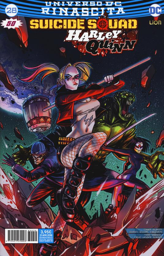 Rinascita. Suicide Squad. Harley Quinn. Vol. 28 - copertina