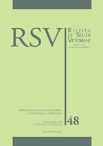 RSV. Rivista di studi vittoriani. Vol. 48