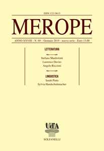 Image of Merope. Vol. 69: Letteratura-linguistica