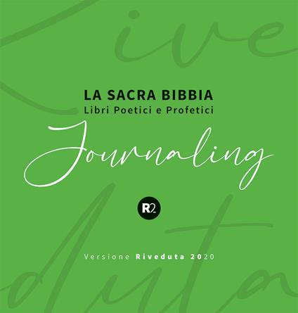 La sacra Bibbia. Libri poetici e profetici. Journaling - copertina